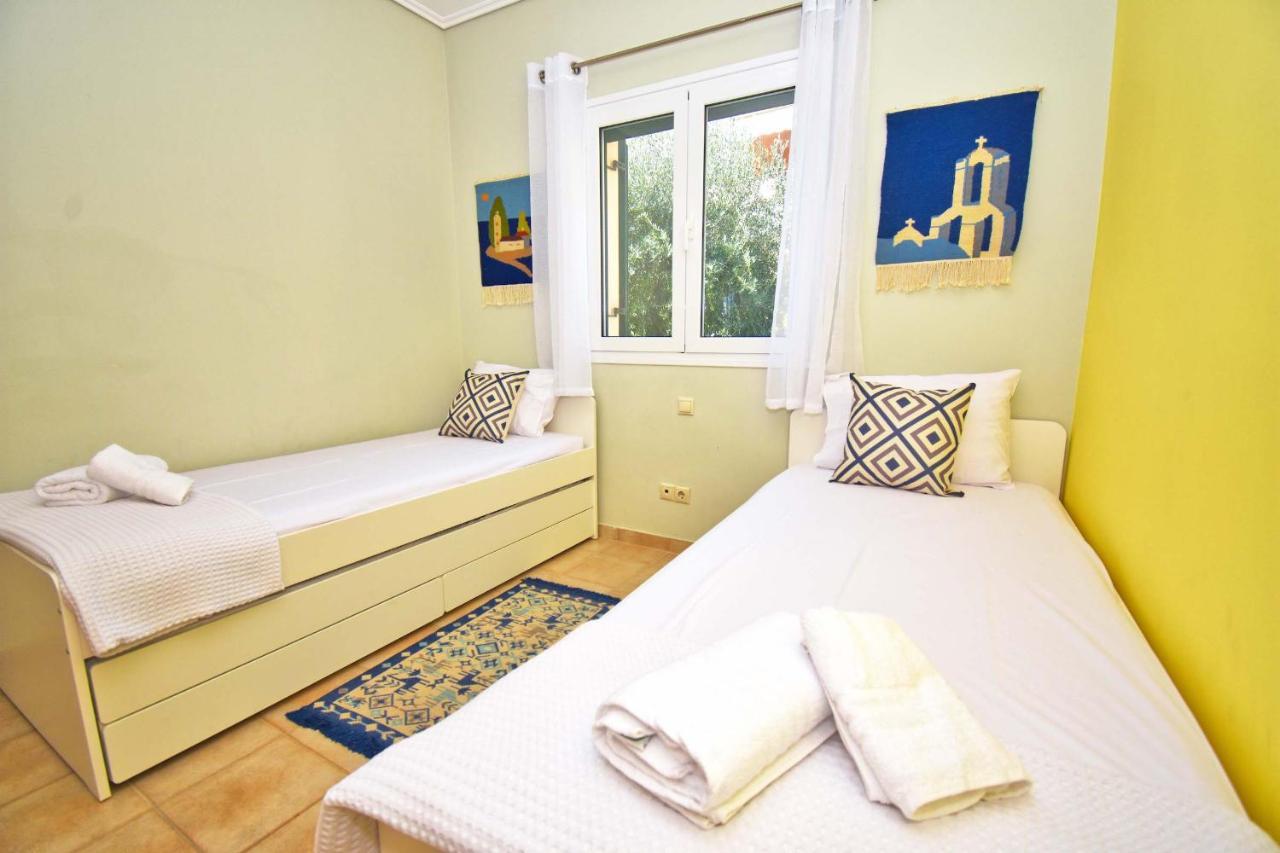Pebbles And Sea At Barbati With Shared Pool Apartment Luaran gambar